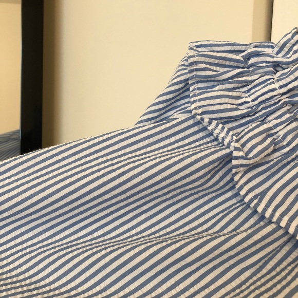 Striped off-shoulders top - Picture 4 of 7